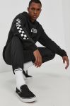 Кофта Vans чоловіча колір чорний з принтом VN0A49SN95Y1-black
