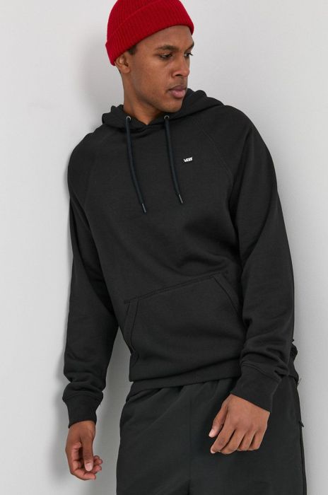 Кофта Vans чоловіча колір чорний гладка VN0A49SNZ7W1-black
