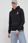 Кофта HUF чоловіча колір чорний з принтом (1894246)