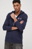 Кофта HUF чоловіча колір синій з аплікацією