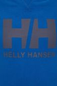 Бавовняна кофта Helly Hansen чоловіча колір синій з принтом 34000-597 (3296356)