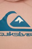 Кофта Quiksilver чоловіча колір жовтий з капюшоном з принтом (2957033)