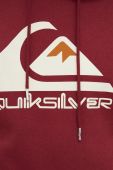 Кофта Quiksilver чоловіча колір червоний з принтом