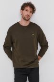 Lyle & Scott - Бавовняна кофта колір зелений (1745060)