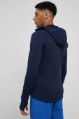 Спортивна кофта Houdini Power колір синій з капюшоном однотонна (2050094)