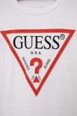 Дитячий лонгслів Guess колір білий з принтом (1534425)