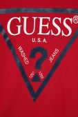 Дитячий лонгслів Guess колір червоний з принтом (1534453)