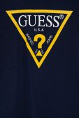Дитячий лонгслів Guess колір синій з принтом (1534432)