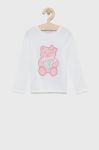 Дитячий лонгслів Guess колір білий (1588363)