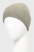 Шапка Only колір сірий з тонкого трикотажу (1778538)