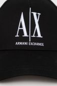 Кепка Armani Exchange колір чорний з аплікацією (1693015)