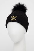 Шапка adidas Originals H35531 колір чорний H35531-BLK/METAL