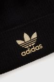 Шапка adidas Originals H35531 колір чорний H35531-BLK/METAL