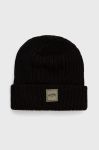 Шапка Billabong колір чорний з тонкого трикотажу