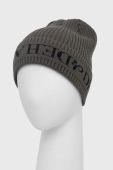 Шапка Deha колір зелений з тонкого трикотажу (1732090)