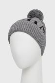 Шапка Deha колір сірий з товстого трикотажу (1727897)