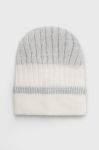 Шапка Deha колір білий з товстого трикотажу