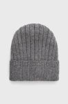 Шапка Deha колір сірий з товстого трикотажу (1727899)