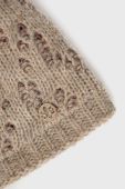 Шапка з домішкою вовни Granadilla колір бежевий