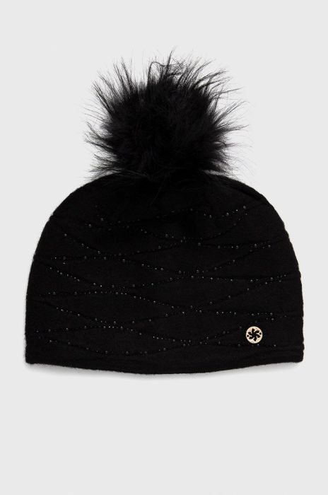 Шапка Granadilla колір чорний з тонкого трикотажу (1890839)