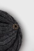 Шапка з домішкою вовни Granadilla колір сірий з товстого трикотажу (1894913)