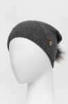 Вовняна шапка Granadilla колір сірий вовна