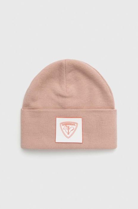 Шапка Rossignol колір чорний з товстого трикотажу (2833187)