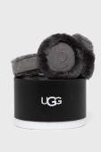 Вовняні навушники UGG колір сірий вовна
