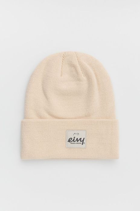 Шапка Eivy колір кремовий з тонкого трикотажу