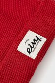 Вовняна шапка Eivy колір червоний з тонкого трикотажу вовна