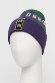 Шапка Eivy колір фіолетовий з тонкого трикотажу