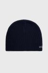 Дитяча шапка Columbia колір синій з товстого трикотажу