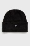 Шапка Vans колір чорний з тонкого трикотажу