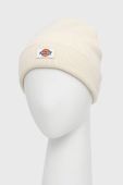 Шапка Dickies колір кремовий з тонкого трикотажу