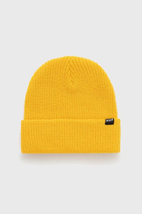 Шапка HUF колір жовтий (1993602)