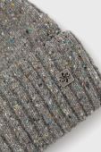 Шапка Granadilla колір сірий з тонкого трикотажу