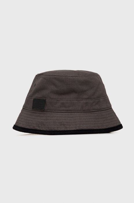 Капелюх Superdry колір сірий з бавовни