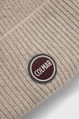 Вовняна шапка Colmar колір бежевий вовна