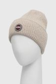 Вовняна шапка Colmar колір бежевий вовна