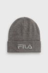 Шапка Fila колір сірий з тонкого трикотажу (1834388)