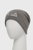 Шапка Fila колір сірий з тонкого трикотажу (1834388)
