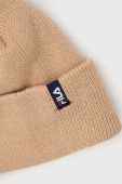 Шапка Fila колір жовтий з тонкого трикотажу