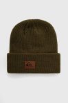 Шапка Quiksilver колір зелений з тонкого трикотажу (1805220)