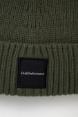Шапка Peak Performance колір зелений