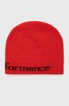 Шапка Peak Performance колір червоний