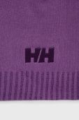 Шапка Helly Hansen колір фіолетовий з тонкого трикотажу 57502-990