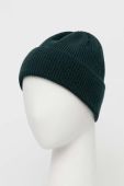 Вовняна шапка Houdini колір зелений з тонкого трикотажу вовна