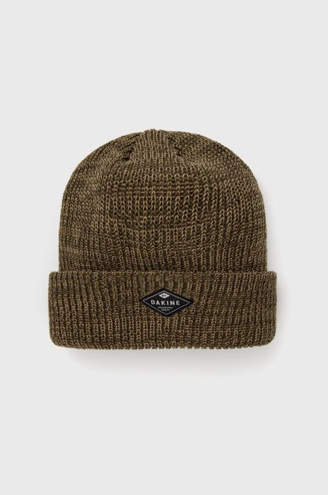 Шапка Dakine колір зелений з тонкого трикотажу
