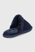 Замшеві тапочки Superdry колір синій