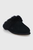 Замшеві тапочки UGG Scuff колір чорний 1122750.BLK-BLK